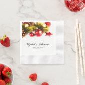 Weihnachtsfeiertag Hochzeitscocktail Napkins Serviette (Beispiel)