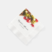 Weihnachtsfeiertag Hochzeitscocktail Napkins Serviette (Ecke)