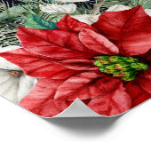 Weihnachtsfeiertag - Hochzeitstabelle Poster (Ecke)