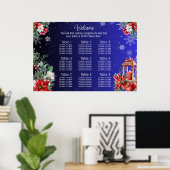 Weihnachtsfeiertag - Hochzeitstabelle Poster (Heimbüro)