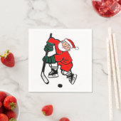 Weihnachtsfeiertag Hockey Napkins Serviette (Beispiel)
