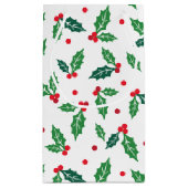 Weihnachtsfeiertag Holly Geschenktasche Kleine Geschenktüte (Rückseite)