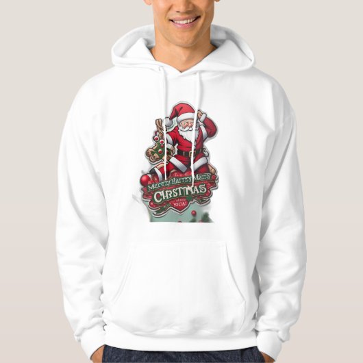 Weihnachtsfeiertag Hoodie (Vorderseite)