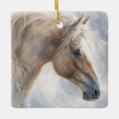 Weihnachtsfeiertag Hübsche Kunst Keramikornament (Vorderseite)