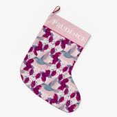 Weihnachtsfeiertag Hummingbird Großer Weihnachtsstrumpf (Vorderansicht (hängend))