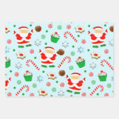 Weihnachtsfeiertag im Basketball Geschenkpapier Set (Vorderseite)