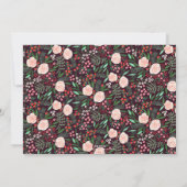 Weihnachtsfeiertag im botanischen Garten | Fotokar Feiertagskarte (Rückseite)