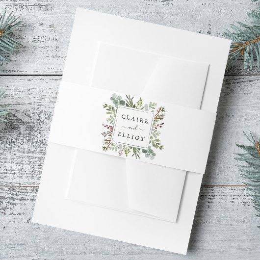 Weihnachtsfeiertag im botanischen Grünen Einladungsbanderole