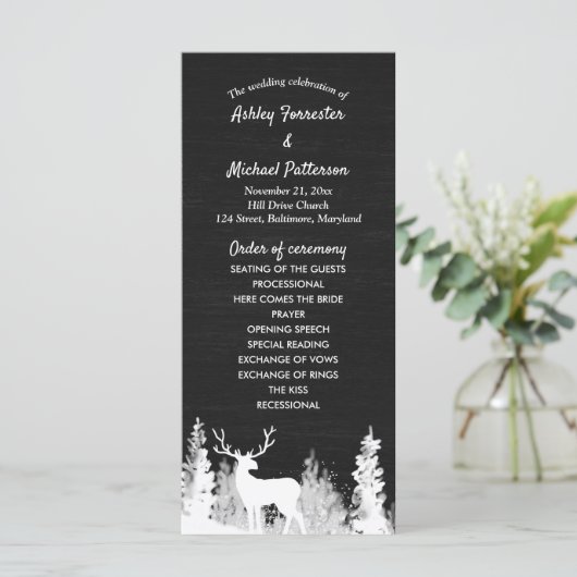 Weihnachtsfeiertag im Chalkboard Rentier Programm (Stehend Vorderseite)