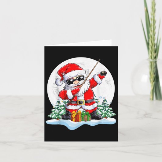 Weihnachtsfeiertag im Dabbing Weihnachten Karte (Vorderseite)