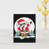 Weihnachtsfeiertag im Dabbing Weihnachten Karte (Gelbe Blume)