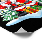 Weihnachtsfeiertag im Dabbing Weihnachten Poster (Ecke)