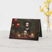 Weihnachtsfeiertag im Dezember Geburtstag Karte (Gelbe Blume)