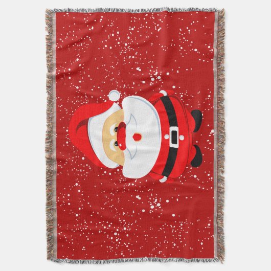 Weihnachtsfeiertag im fallenden Schnee Decke (Vorderseite Vertikal)