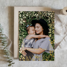 Weihnachtsfeiertag im Foliage Frame Foto Overlay