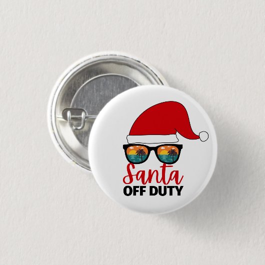 Weihnachtsfeiertag im Juli Button (Vorne & Hinten)