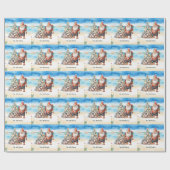 Weihnachtsfeiertag im Juli Geschenkpapier (Flach)