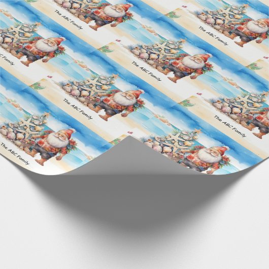 Weihnachtsfeiertag im Juli Geschenkpapier (Ecke)