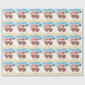 Weihnachtsfeiertag im Juli Geschenkpapier (Flach)