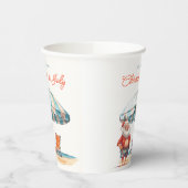 Weihnachtsfeiertag im Juli Sommer Party Pappbecher (Links)