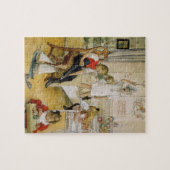 Weihnachtsfeiertag im Kinderzimmer Puzzle (Horizontal)