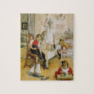 Weihnachtsfeiertag im Kinderzimmer Puzzle