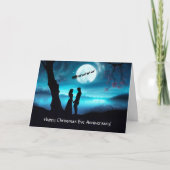 Weihnachtsfeiertag im Mondschein Karte (Vorderseite)