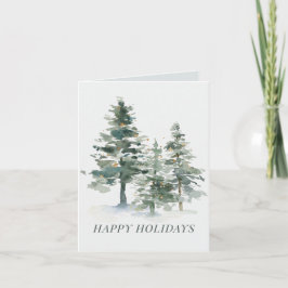 Weihnachtsfeiertag im Pine Forest Gruß Einladung