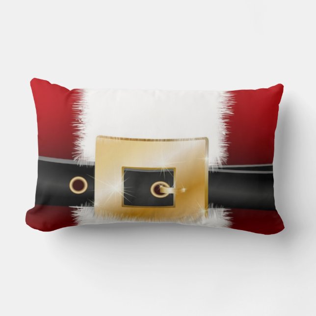 Weihnachtsfeiertag im Santa Anzug Kariert dekorier Lendenkissen (Vorderseite)