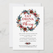 Weihnachtsfeiertag im Wasser Einladung (Vorderseite)