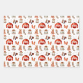 Weihnachtsfeiertag im Wasser Geschenkpapier Set (Vorderseite)