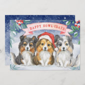 Weihnachtsfeiertag im Wasser - Happy Howlidays Car (Vorne/Hinten)