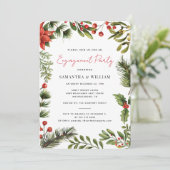 Weihnachtsfeiertag im Wasser - Party Einladung (Stehend Vorderseite)