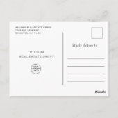 Weihnachtsfeiertag im Wasserfarben Vielen Dank Postkarte (Rückseite)