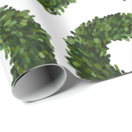 Weihnachtsfeiertag in Boxwood Geschenkpapier