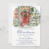 Weihnachtsfeiertag in den USA Einladung (Vorderseite)