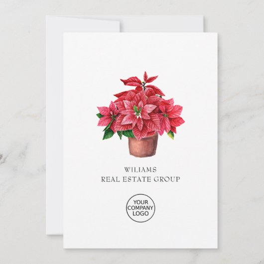 Weihnachtsfeiertag in den USA Einladung (Rückseite)