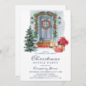 Weihnachtsfeiertag in den USA Einladung (Vorne/Hinten)