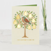 Weihnachtsfeiertag in einem Birnenbaum (Vorderseite)