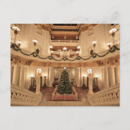 Weihnachtsfeiertag in Pennsylvania Staat Hauptstad Feiertagspostkarte