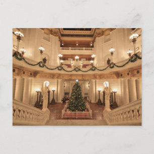 Weihnachtsfeiertag in Pennsylvania Staat Hauptstad Feiertagspostkarte