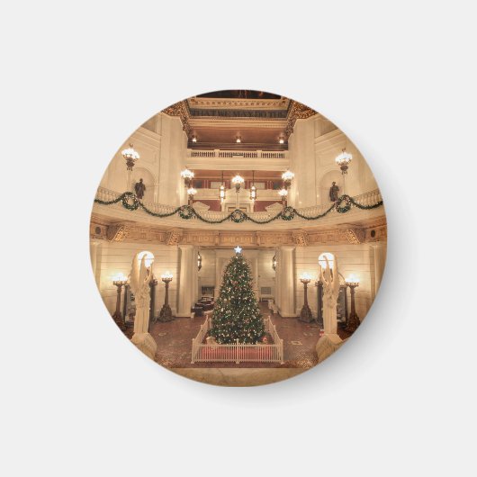 Weihnachtsfeiertag in Pennsylvania Staat Hauptstad Magnet (Vorne)