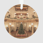 Weihnachtsfeiertag in Pennsylvania Staat Hauptstad Ornament (Rückseite)