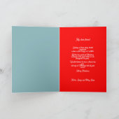 Weihnachtsfeiertag in Portugal Karte (Innenseite)