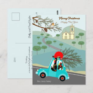 Weihnachtsfeiertag in Portugal Postkarte
