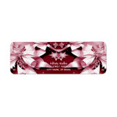 Weihnachtsfeiertag in Roter Flora Rücksendeadresse (Vorne)