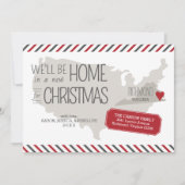 Weihnachtsfeiertag in Virginia Feiertagskarte (Vorderseite)