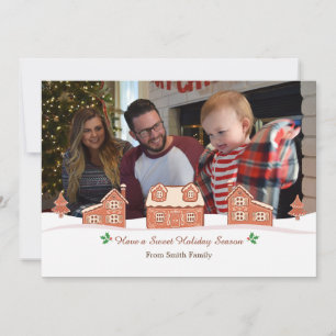 Weihnachtsfeiertag individuell anpassbare Familien Feiertagskarte