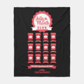 Weihnachtsfeiertag | Jelly of the Month Club Fleecedecke (Vorderseite)