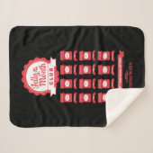 Weihnachtsfeiertag | Jelly of the Month Club Sherpadecke (Vorderseite (Horizontal))